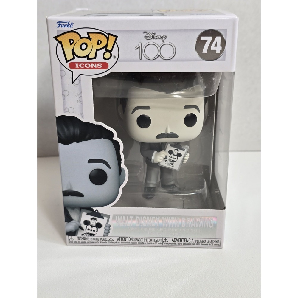 Funko Pop! Vinyl: Disney - Walt Disney With Drawing #74